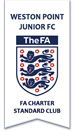 Weston Junior Football Club FA Charter Standard badge